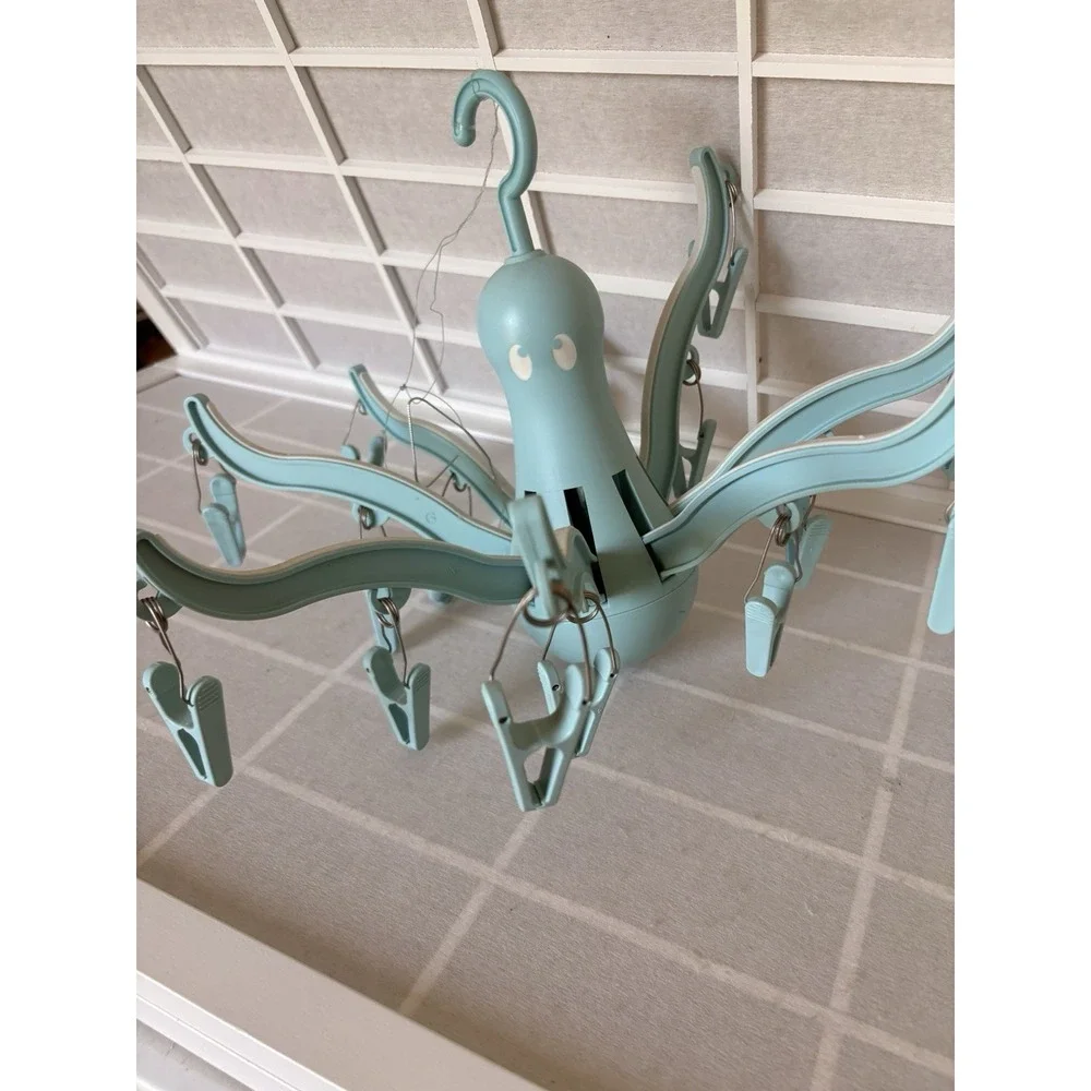 Lot Of 2 Pressa Laundry Hanging 16 Clothes Clips Turquoise IKEA Teacher Art Clas